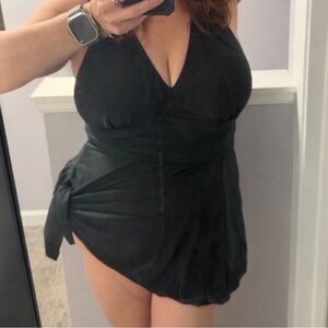 Torrid asymmetrical swimsuit size 1